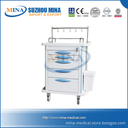 Hospital Furniture Emergency Trolley with CE (MINA-ITT760)